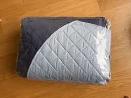 Steppdecke hellblau gesteppt neu in OVP chf 345
