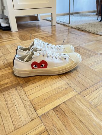 CDG PLAY x CONVERSE Chuck Taylor'70 Classic / Low Top / Crem