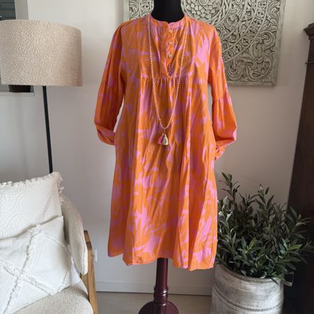 Lieblingsstück Tunika Kleid orange pink 40