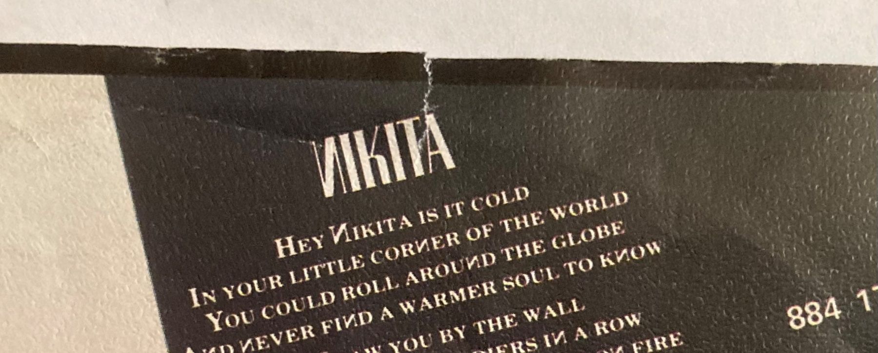 Vinyles: ELTON JOHN - NIKITA – D'occasion à Poliez-Pittet par Newtown-Records 3