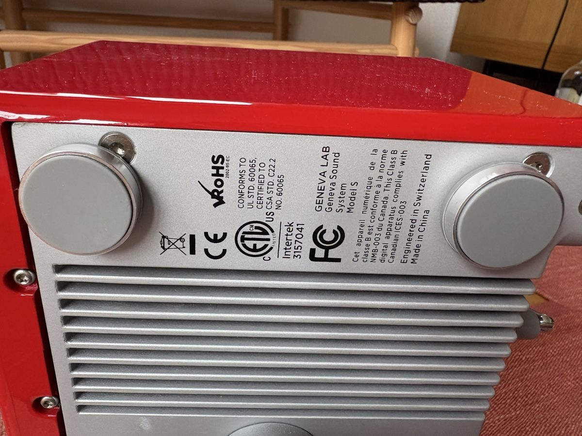 Geneva Casse acustiche: Geneva Sound System Model S Red – Usato da Maennedorf venduto da Petraam 5