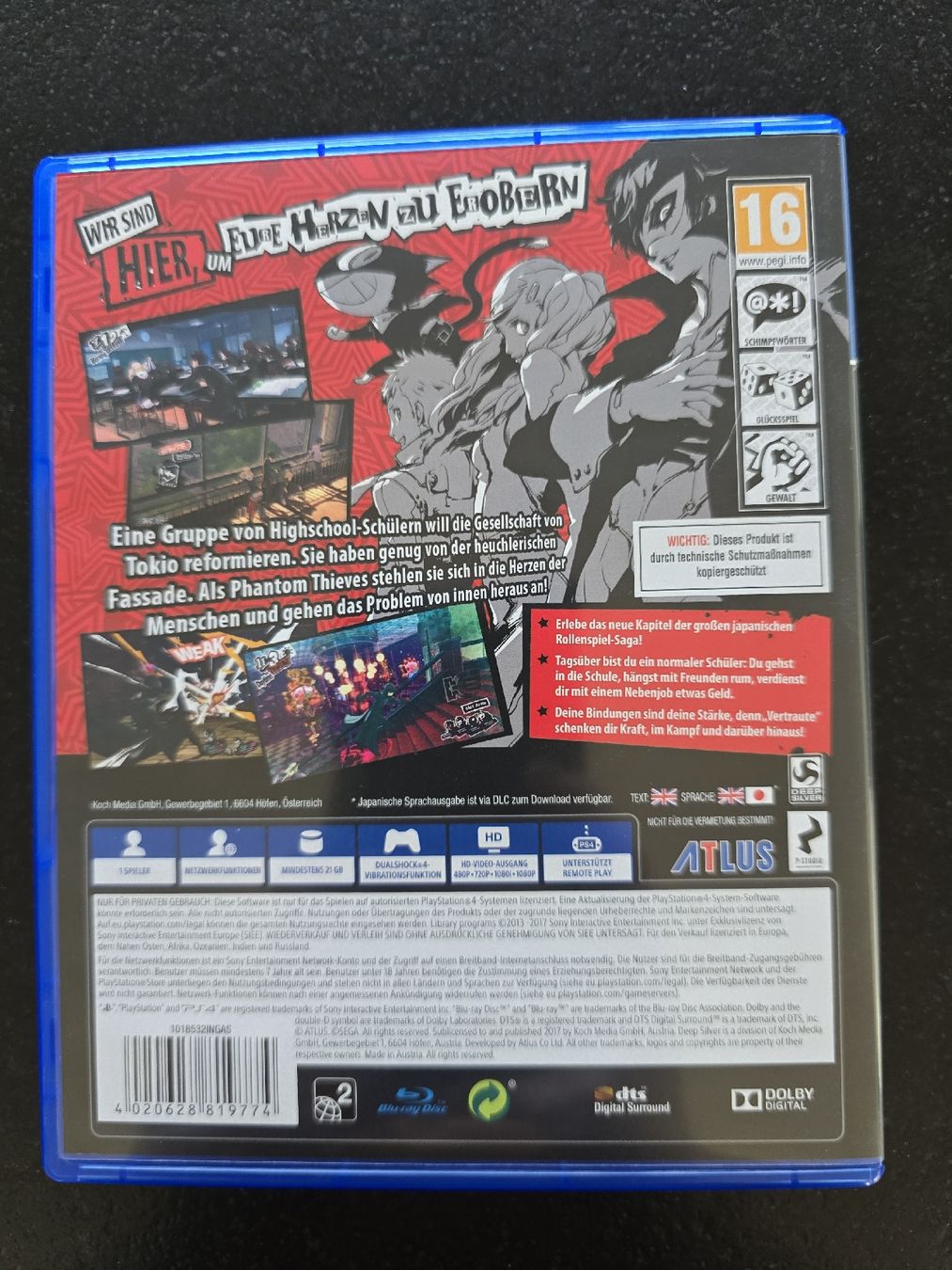 Sony Giochi: Persona 5 (PS4) – Usato da Arisdorf venduto da slangel 1