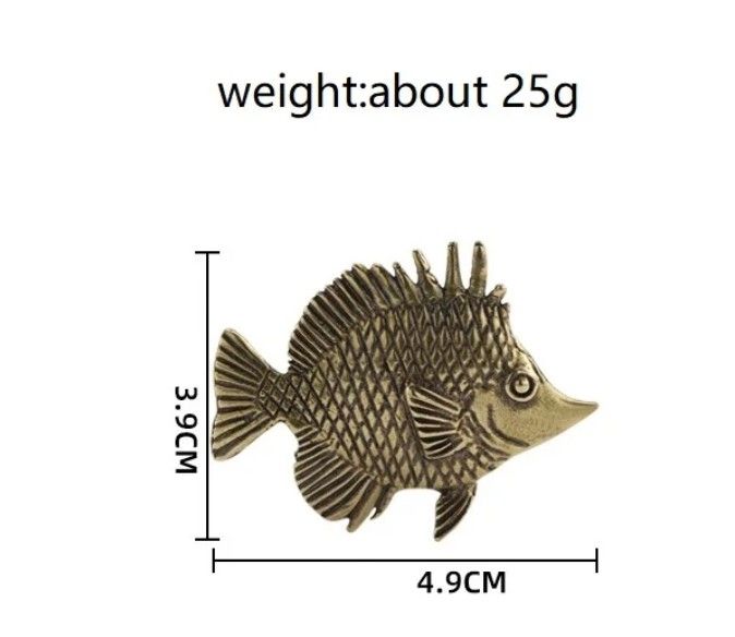 Statuette: Poisson en bronze – Nuovo e nell'imballaggio originale da Vernier venduto da 19pigments 2
