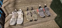 3x paires de chaussures puma et Adidas 