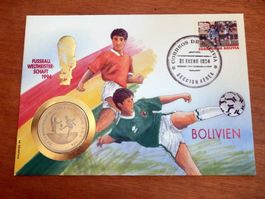 Münzbrief, Fussball WM 1994 in der USA.