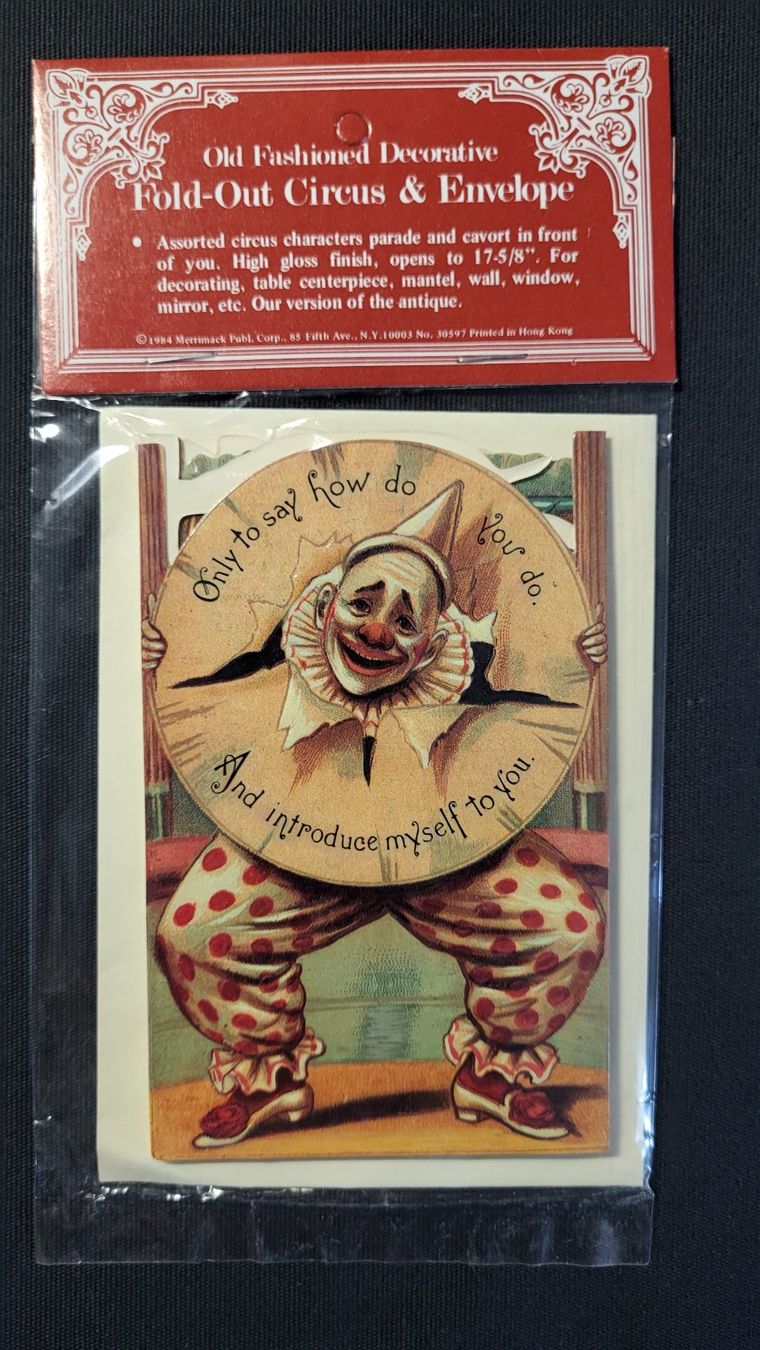 Cartes: Old Fashioned Decorative FOLD-OUT CIRCUS – Neuf avec emballage d'origine à Basel par spinne02 8