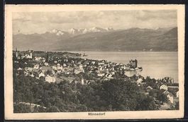AK Männedorf, Gesamtansicht, 1919