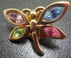 Modeschmuck-Brosche in Form einer Libelle Pierre et Lang