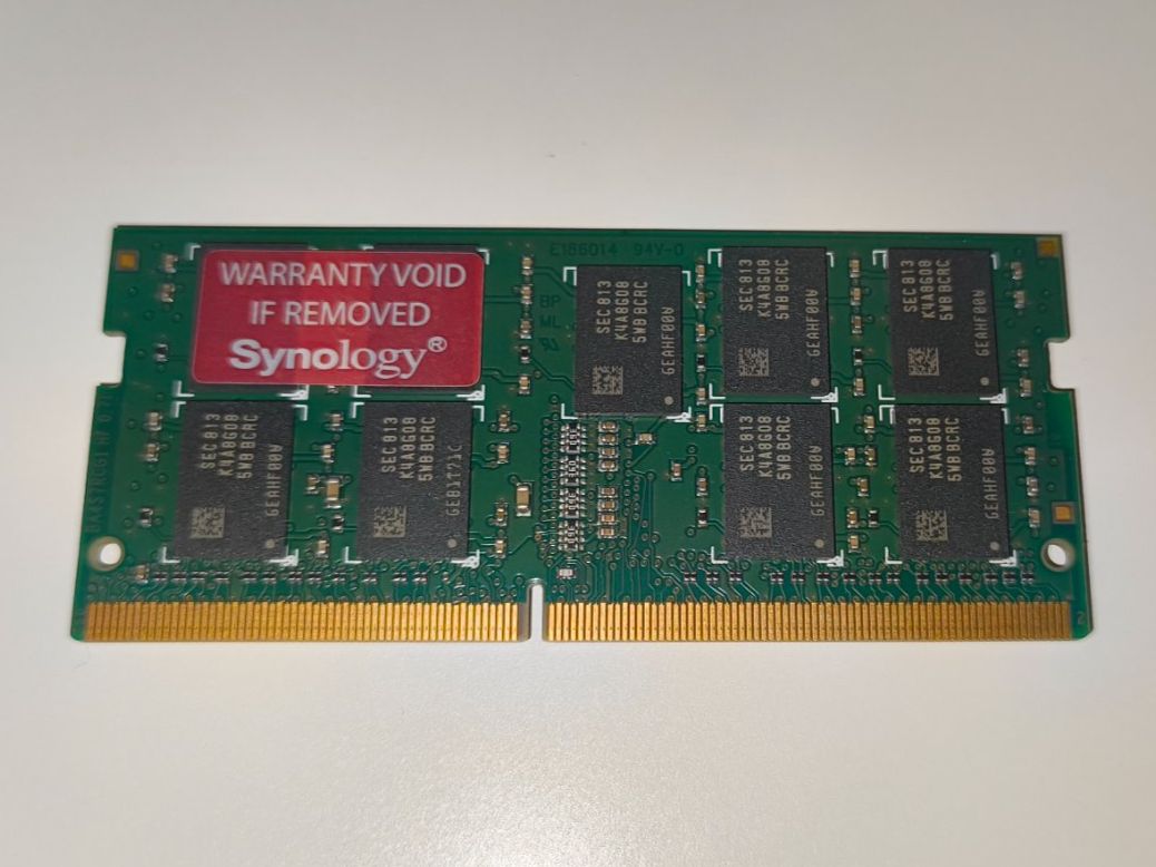 Memory / RAM: RAM Synology DDR4 16GB 2133MHz ECC CL15 SO-DIMM – Gebraucht aus Lausanne von Cedric. 1