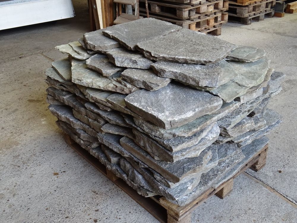 Naturstein Garten Platten formwild bruchroh Kaufen auf Ricardo