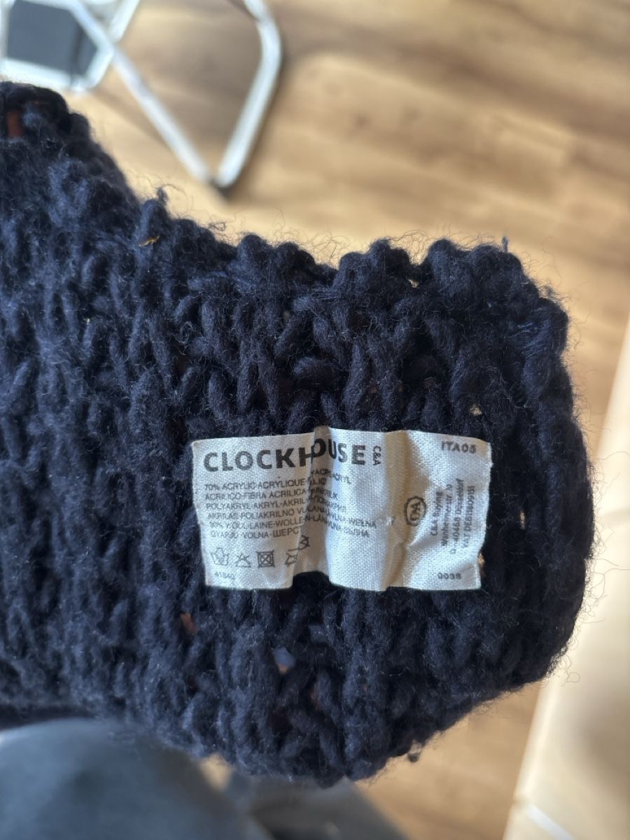 Foulard & Sciarpe: Clockhouse Schlauchschal, Dunkelblau, Winter – Usato da Oberhasli venduto da kma_7lcb 1