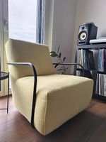 2 Sessel 360° drehbar mit Schaukelsystem