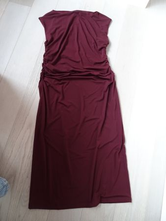 Stretch Kleid bordeaux rot, neu Gr. 42