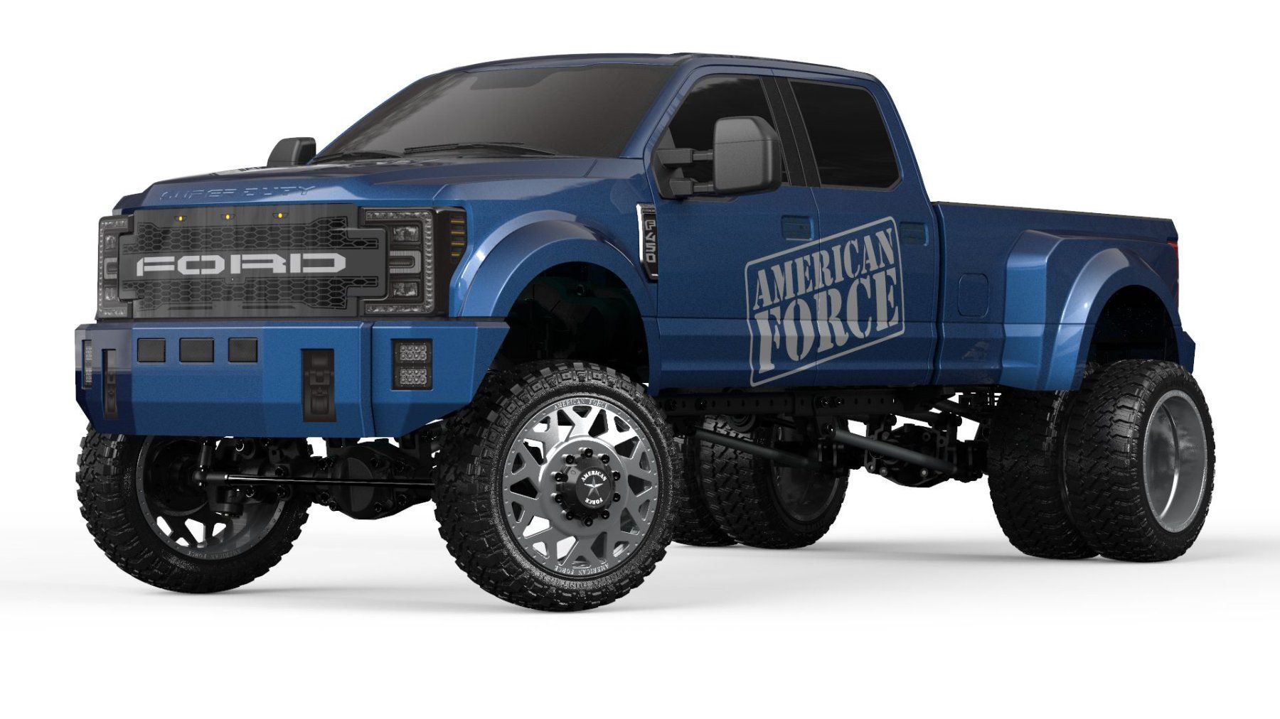 Modellismo RC: CEN RACING Ford F450 SD, 1/10 Solid Axle RTR Blue – Nuovo e nell'imballaggio originale da Rüti ZH venduto da Madeira14