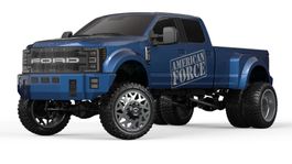 CEN RACING Ford F450 SD, 1/10 Solid Axle RTR Blue
