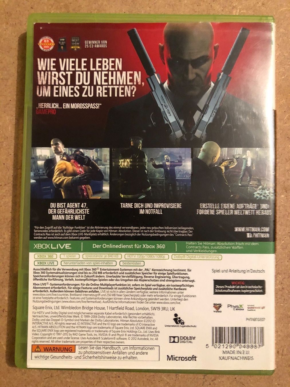 Jeux: Hitman Absolution für Xbox 360 – D'occasion à Kestenholz par Mad18 1
