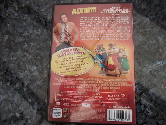 Tutti i DVDs: DVD : Alvin und die Chipmunks – Usato da reitnau venduto da Sib7 1