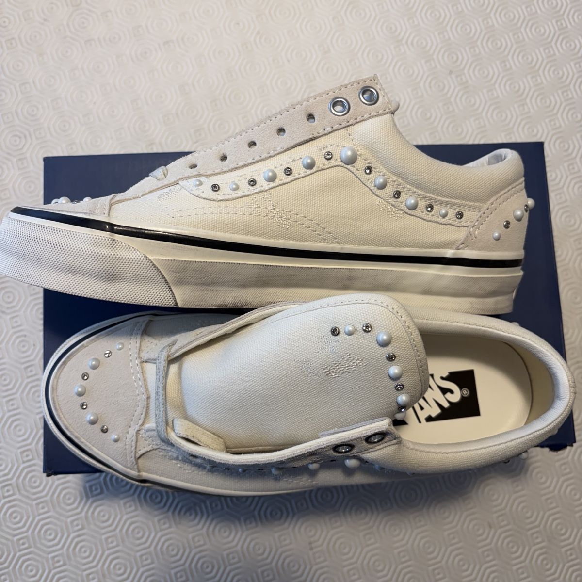 Vans Scarpe da uomo: Vans LX Old Skool 34 Pearlized White - Taille 38 – Nuovo e nell'imballaggio originale da Onex venduto da Chooseyoursneaks 9