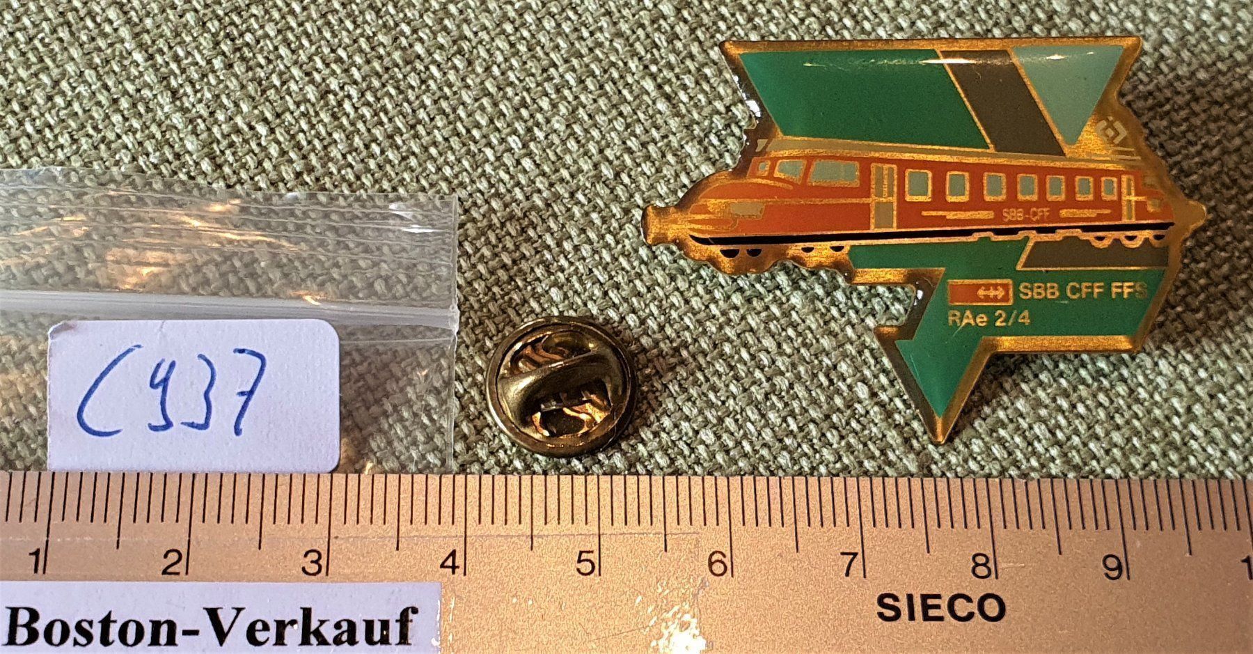 Plaketten & Abzeichen: C937  Pin SBB CFF FFS RAe 2/4 Lokomotive – Gebraucht aus Reinach BL von Boston-Verkauf 2