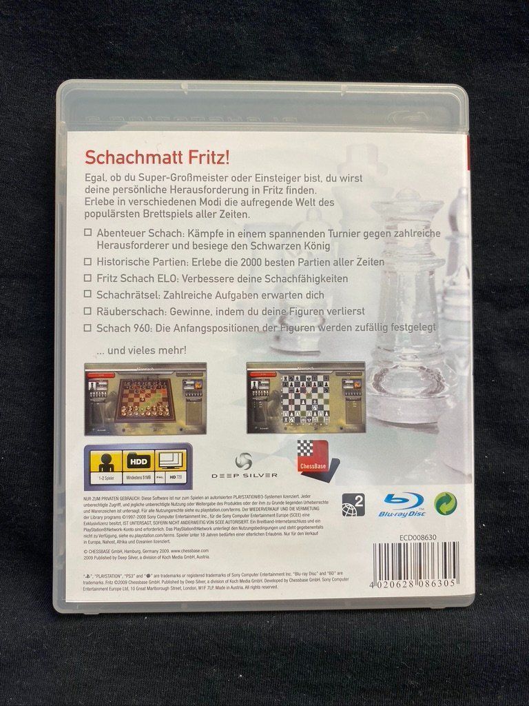 Sony Giochi: Fritz Chess I PS3 I – Usato da Küssnacht am Rigi venduto da Bionicmax 2