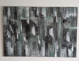 😊 CC Art Matrix,83x123cm, auf Leinwand, handmade