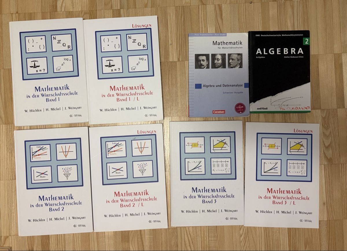 Libri: Mathematik Lehrbücher Gymi Wirtschaftsschule – Usato da Regensdorf venduto da Maryjagne