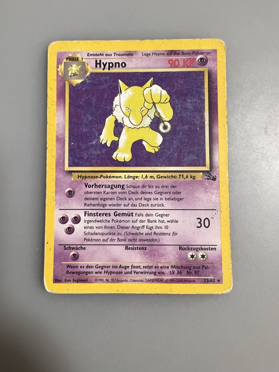 Pokémon Sammelbilder & Trading cards: Hypno – Gebraucht aus Muttenz von Michugee97