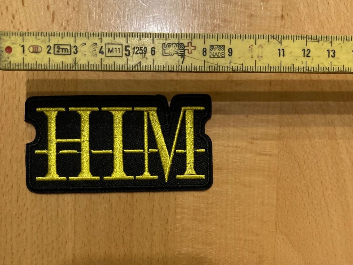 Toppe: HIM Patch Aufnäher Metal Rock Band – Nuovo (secondo la descrizione) da Horn venduto da abutre72