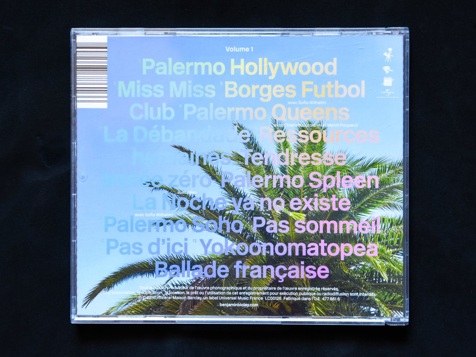 CDs: Benjamin Biolay - Palermo Hollywood – Gebraucht aus Belmont-sur-Yverdon von ag97 2