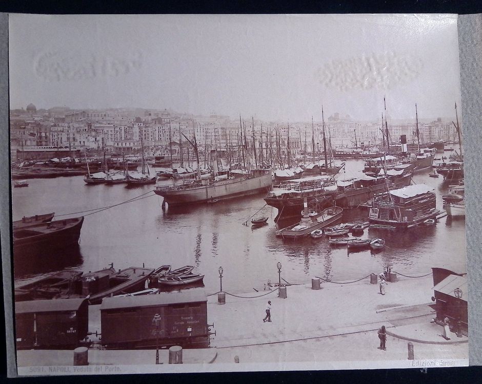 Neapel Italien um 1900 Antikes Foto Ed. Alinari Grossf. (Gebraucht) in ...
