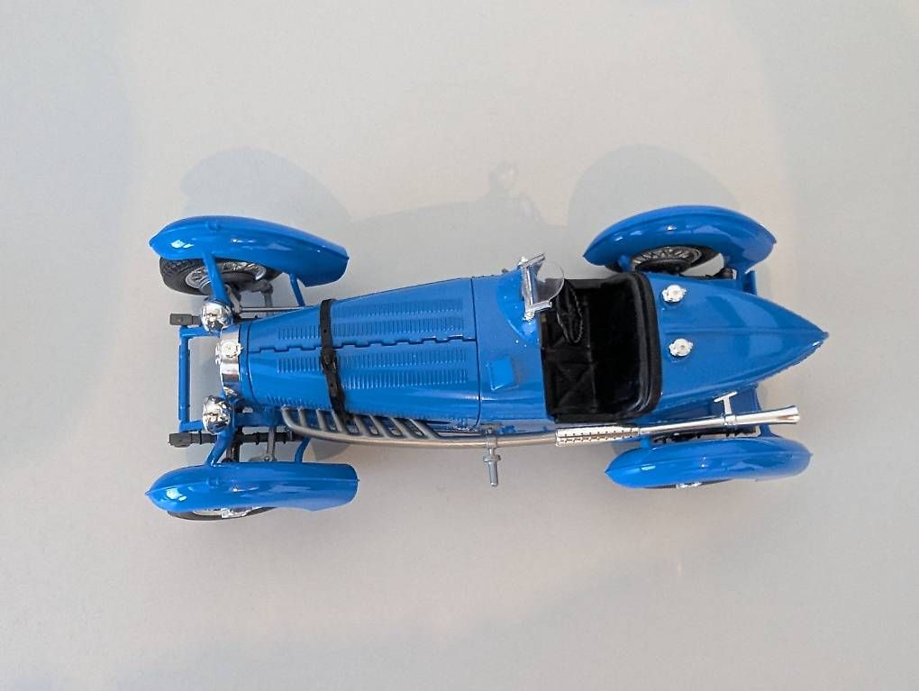 Bugatti Modellini d'auto: Burago Bugatti Type 59 1934 blau – Usato da Trachslau venduto da Mani023 2