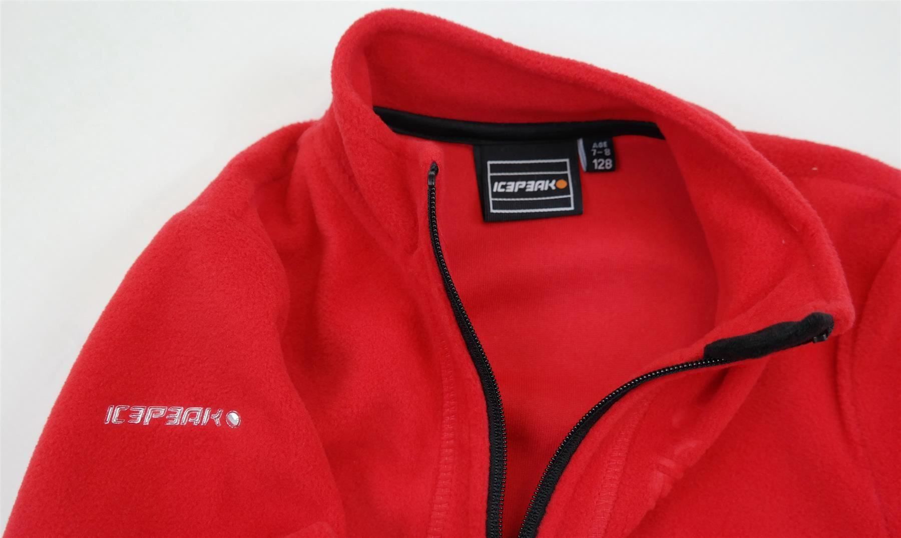 Icepeak Maglioni & Felpe: Icepeak Unisex Pullover halbZip Skipullover Fleece rot/Gr. S – Nuovo e nell'imballaggio originale da Wohlenschwil venduto da EddieS-Outlet 4