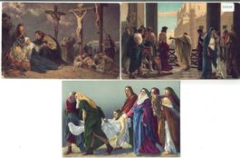 3 AK - Jesus Gemälde
