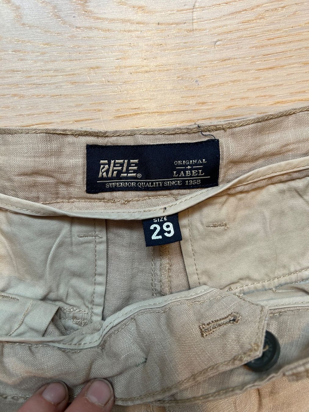 Rifle Pantaloni: Leinen Shorts Rifle 29-Neu – Nuovo (secondo la descrizione) da Muri AG venduto da Mkikus 2
