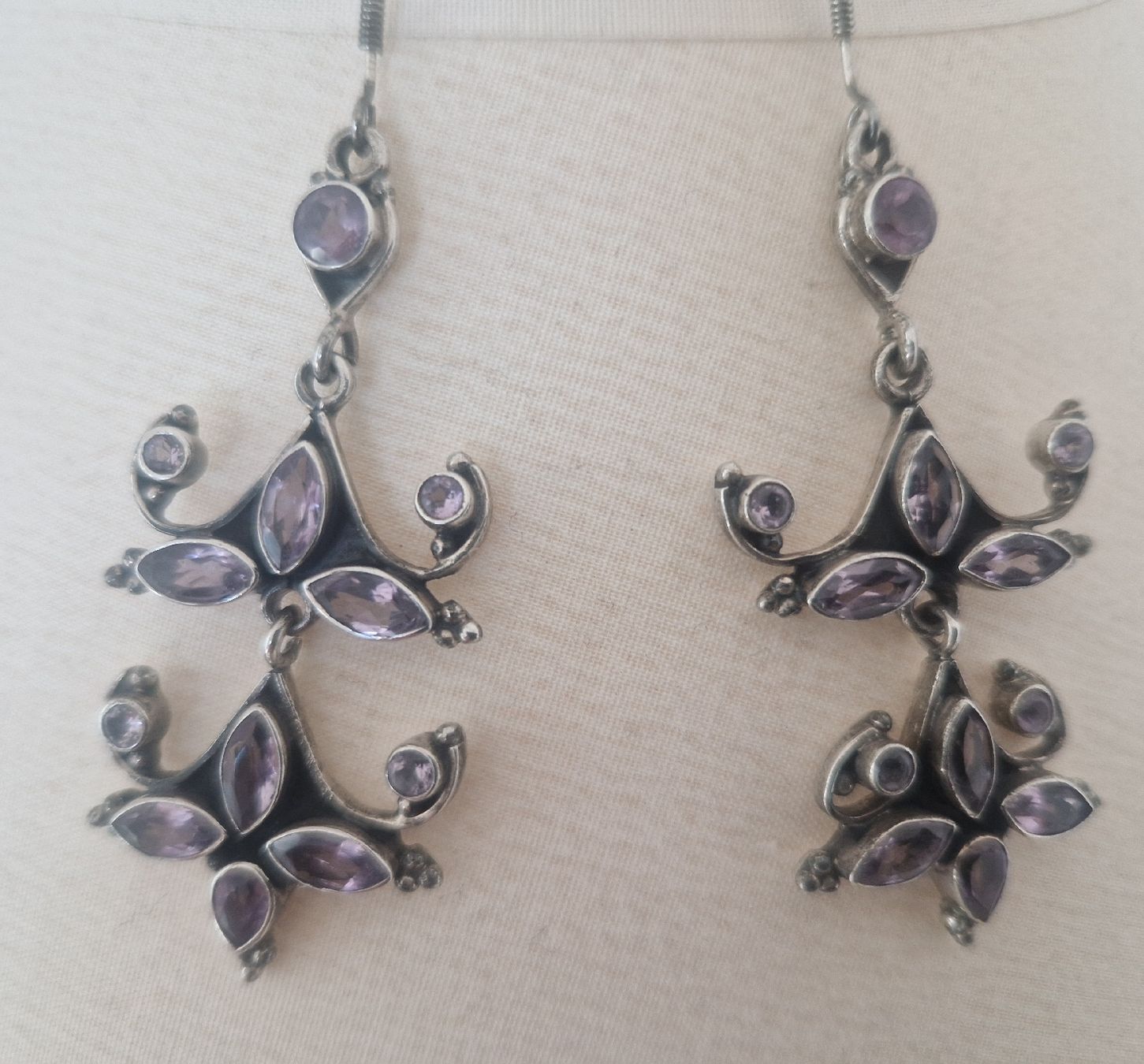 Ohrringe & -stecker: Ohrringe 925 Silber mit Amethyst – Gebraucht aus Küsnacht ZH von 2011_ 3