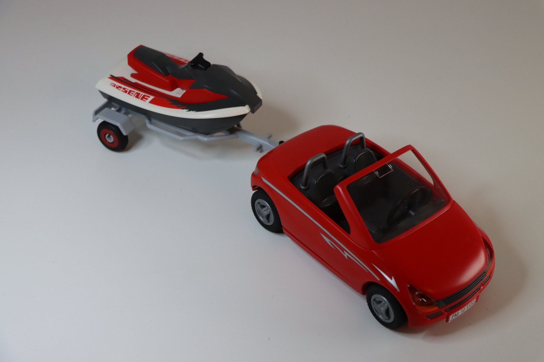 Playmobil Giocattoli: Playmobil Auto mit Jetski und Anhänger – Usato da Basel venduto da Joly_Jo