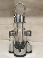 Essig & Öl Flasche mit Salz/Pfefferstreuer - Gewürz Behälter