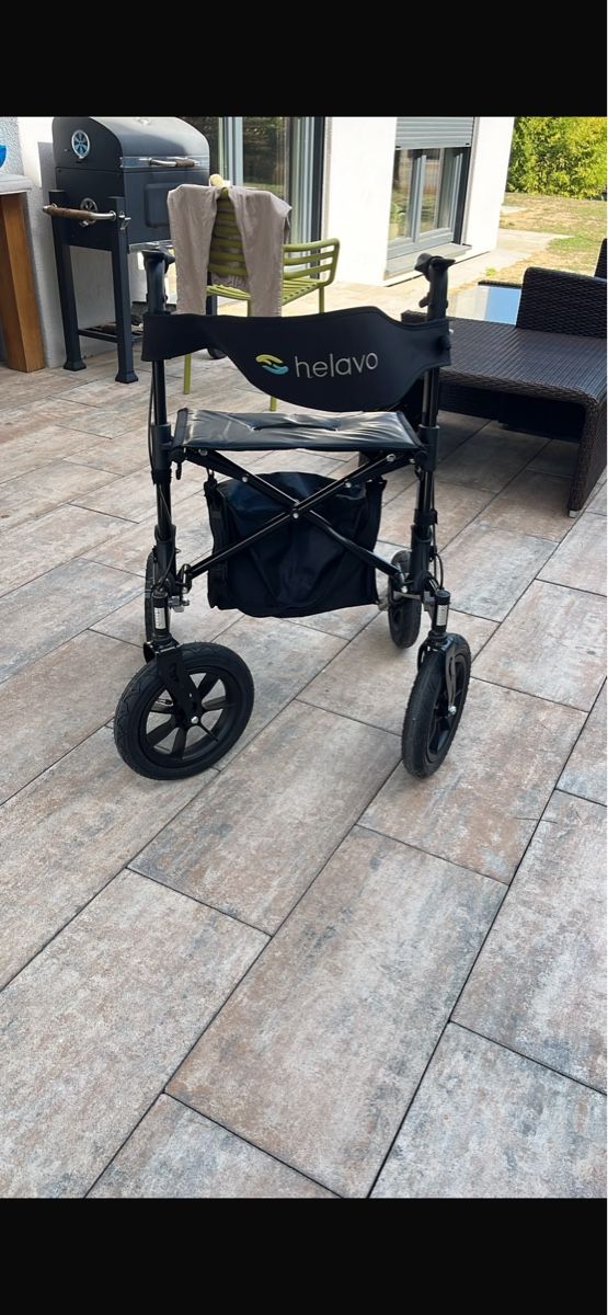 Ausili per la deambulazione: Rollator mit Luftreifen H1040 – Usato da Lausen venduto da sokratess 2