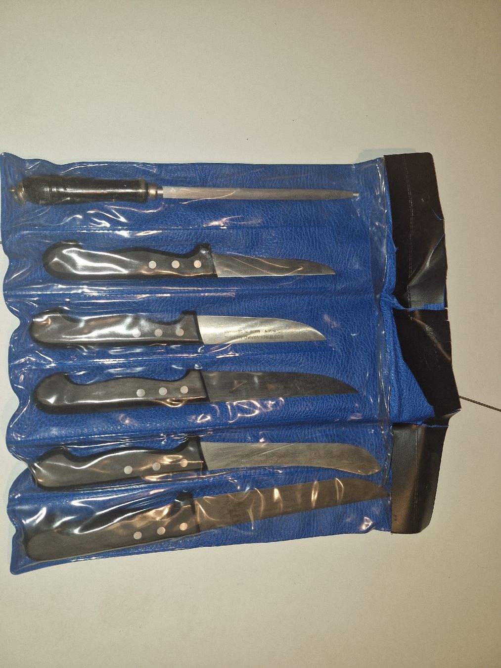 Solingen Coltelli: Solingen Messer-Set, rostfrei, 7-teilig ovp – Nuovo e nell'imballaggio originale da Bottmingen venduto da mbrunetti1