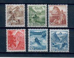 1948 Papieränderung Kat. Nr. 285- 290 postfrisch**