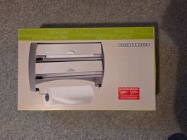 Küchenrollenhalter. Papier/Alu/Frischhaltefolie