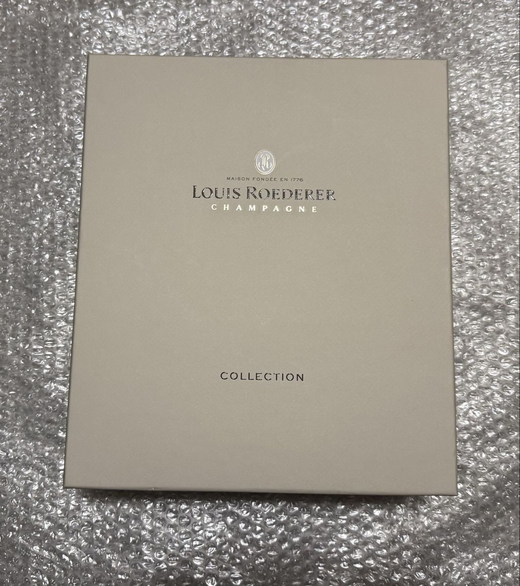 Apparecchiature e tecnologia a gas: Louis Roederer Champagne Collection mit 2 Glässern neu – Nuovo e nell'imballaggio originale da Volketswil venduto da cinicini 1