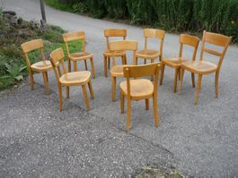 6 Kinderstühle Schulstühle Stühle Holzstühle F. Tütsch Tisch