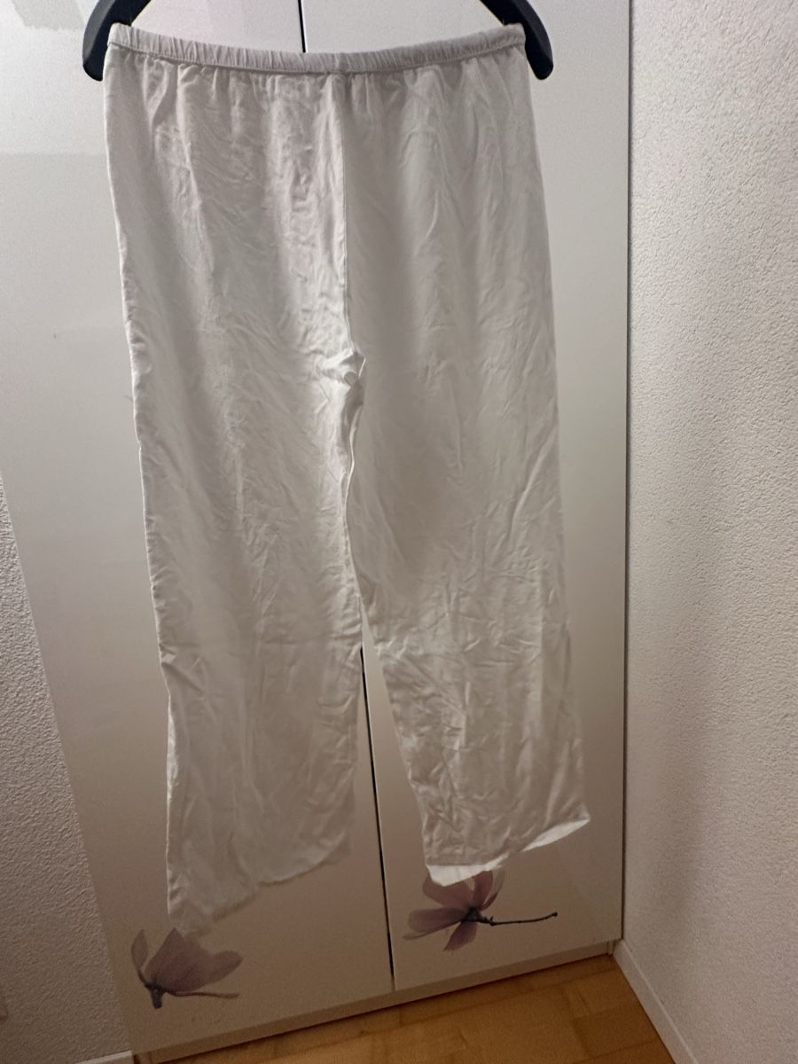 Pull&Bear Pantaloni: Pull&Bear Sommerhose, weiss, Gr. S – Usato da Boll venduto da naj_8w6f 1