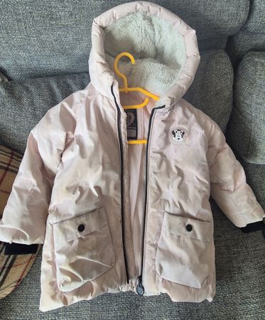 Minnie Mouse Winterjacke rosa gefüttert 104