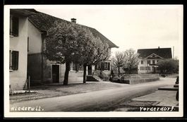 Niederwil, Vorderdorf, Strassenpartie mi