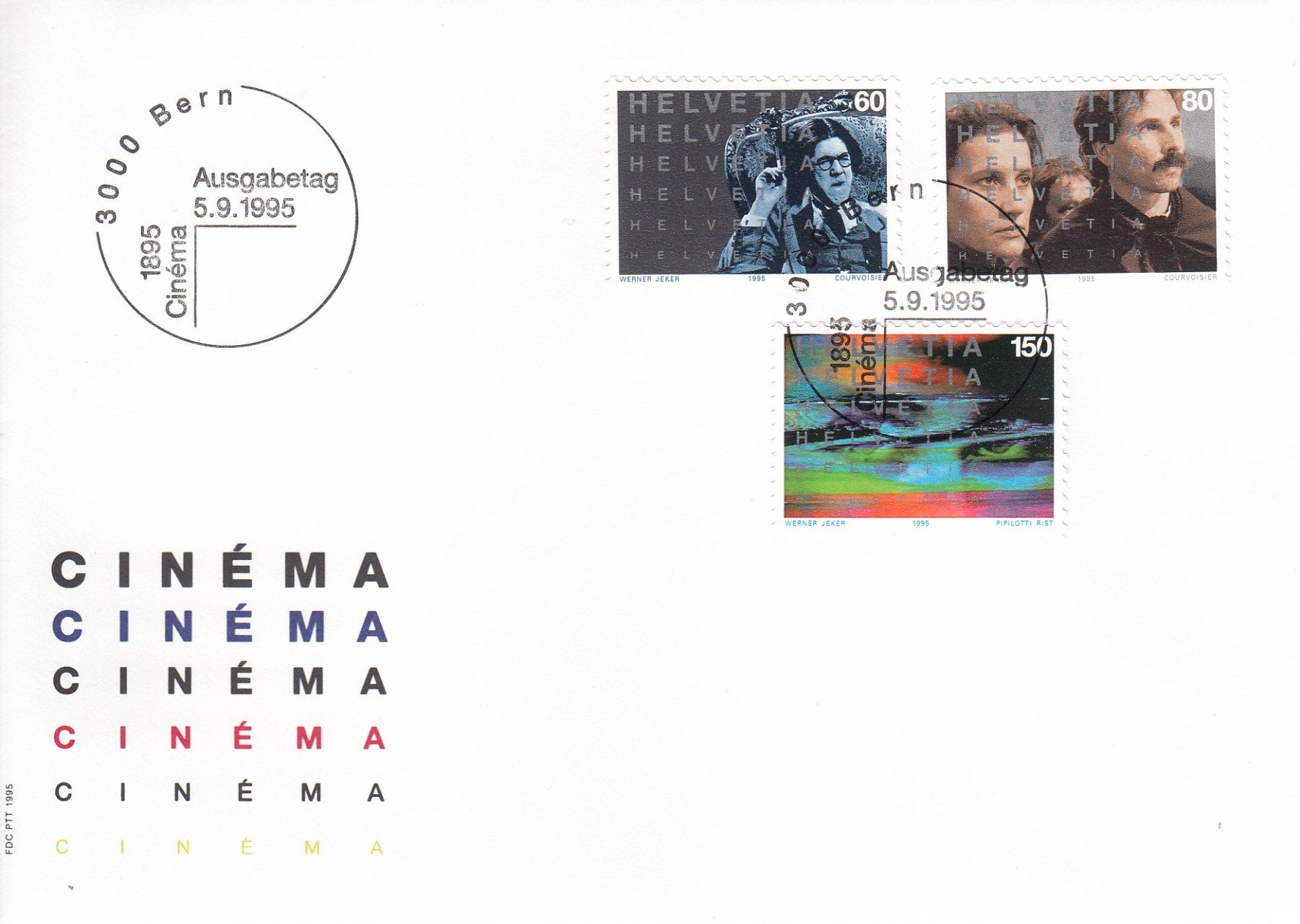 Tutti i francobolli: 1995 885-87 Telecom 95, Nachbarschaft, A-Post Marke 3 FDC – Usato da Spreitenbach venduto da Mustang_1105