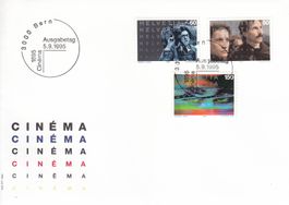 1995 885-87 Telecom 95, Nachbarschaft, A-Post Marke 3 FDC