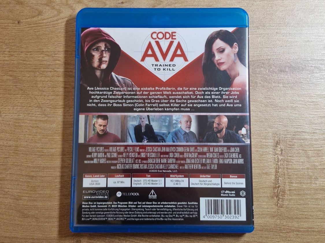Tutti i DVDs: Code AVA - Trained to Kill (2020) Bluray – Usato da Pfungen venduto da Whitie 1