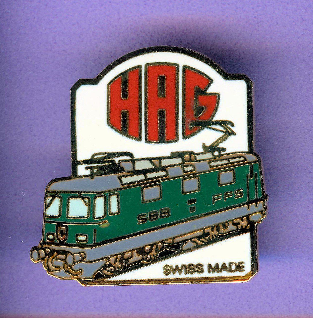 SBB/CFF/FFS Plaketten & Abzeichen: HAG  SBB Re 4/4 – Gebraucht aus Winterthur von Sammleroase